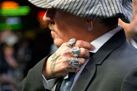 johnny depp jewellery collection.